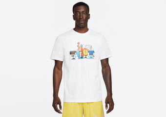 NIKE 5AM ART TEE WHITE