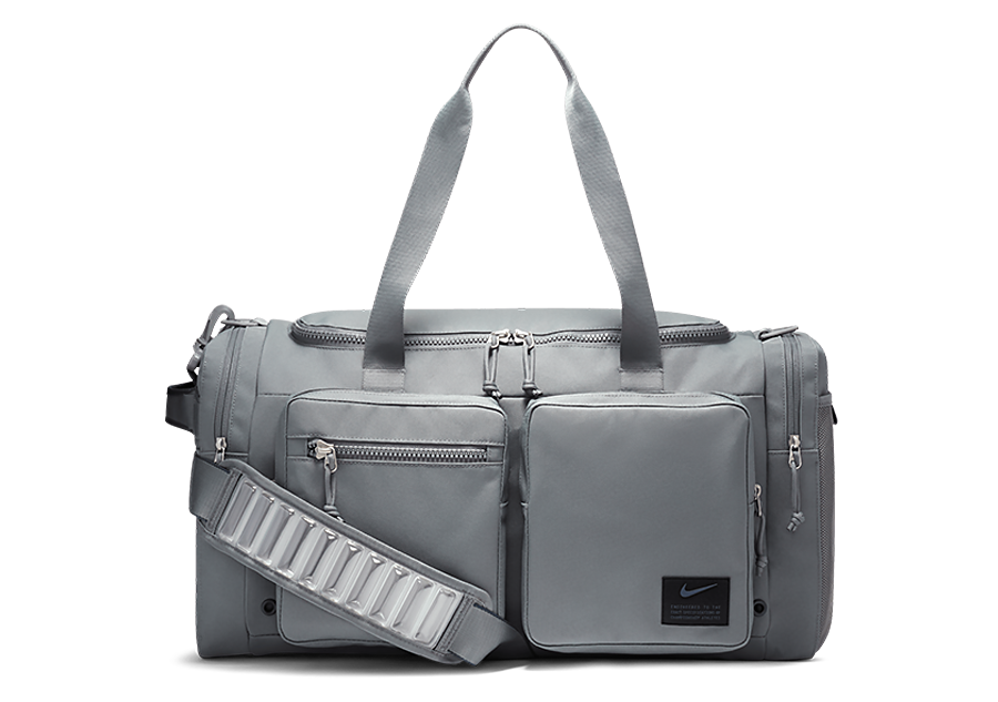 NIKE UTILITY POWER DUFFEL BAG (MEDIUM, 51L) SMOKE GREY