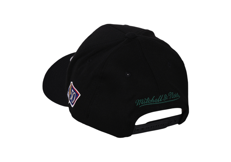 Milwaukee Bucks SWINGMAN White-Green-Purple Fitted Hat by Reebok