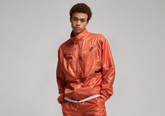 NIKE 23ENGINEERED STATEMENT TRACK JACKET RUST OXIDE