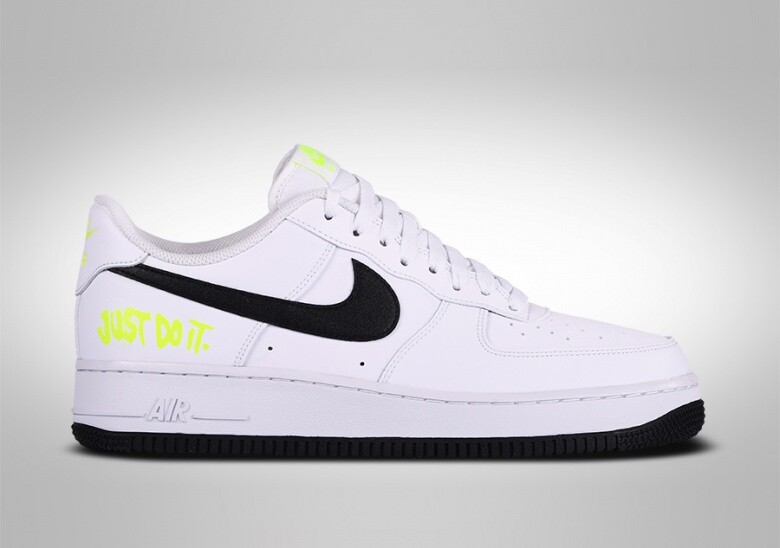 NIKE AIR FORCE 1 LOW JUST DO IT WHITE VOLT