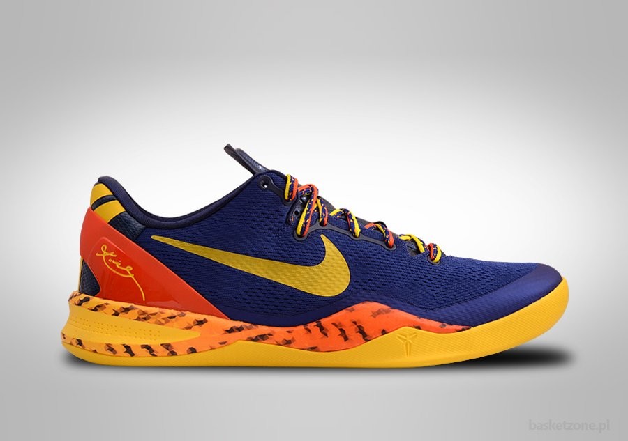 NIKE KOBE 8 SYSTEM BARCELONA DEEP ROYAL BLUE TOUR YELLOW price 112.50 Basketzone